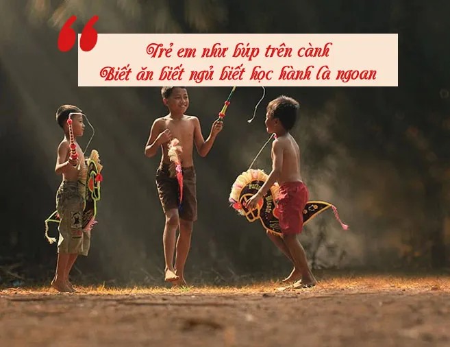 Quyền trẻ em được thể hiện rõ nét qua văn học dân gian