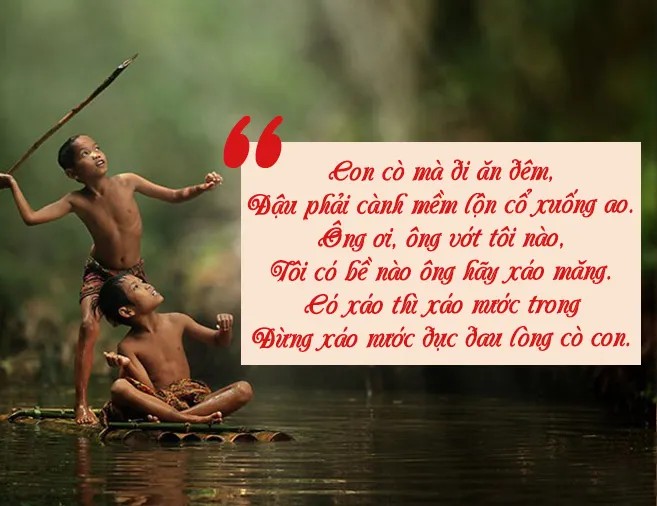 Giáo dục lòng biết ơn và đạo đức cho trẻ tiểu học qua ca dao