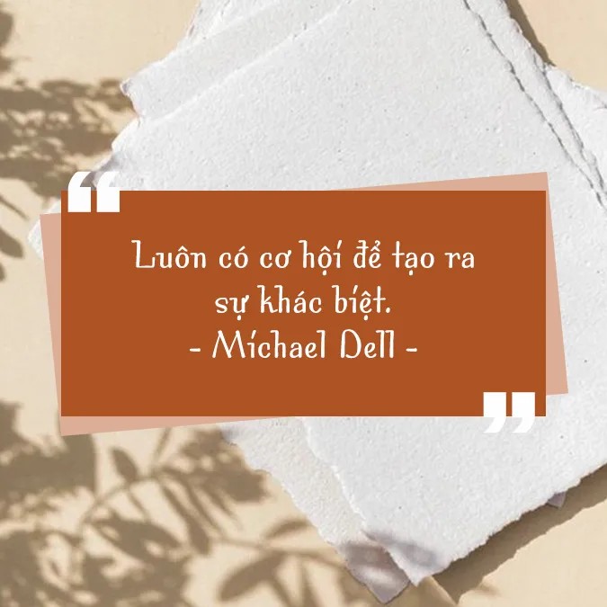 Cơ hội nhỏ thường là khởi đầu của những điều vĩ đại