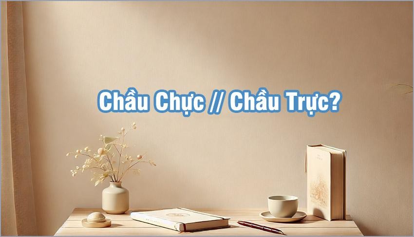 Phân biệt từ đúng chính tả giữa chầu chực và chầu trực trong tiếng Việt