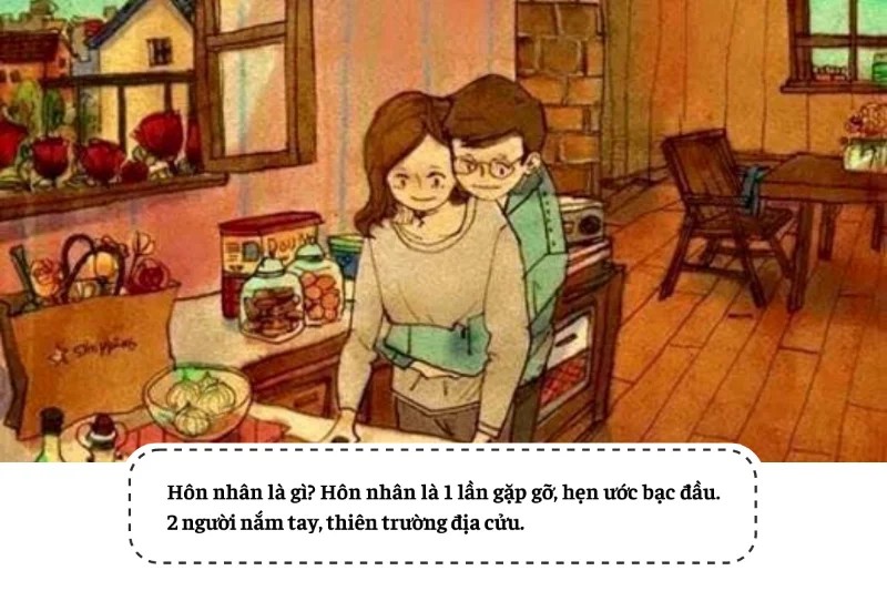 Khoảnh khắc ngọt ngào và lãng mạn của vợ chồng mới cưới