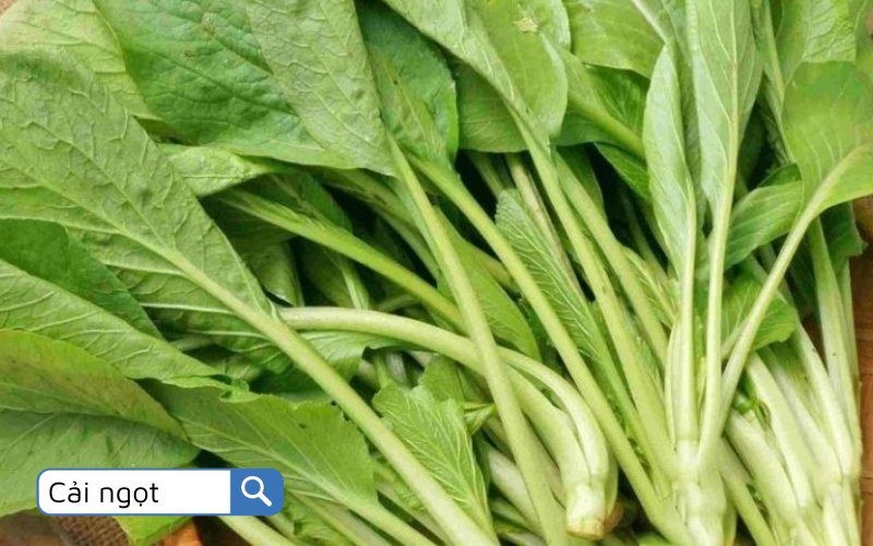 Cải ngọt là sự kết hợp hoàn hảo giữa vị ngọt và độ giòn