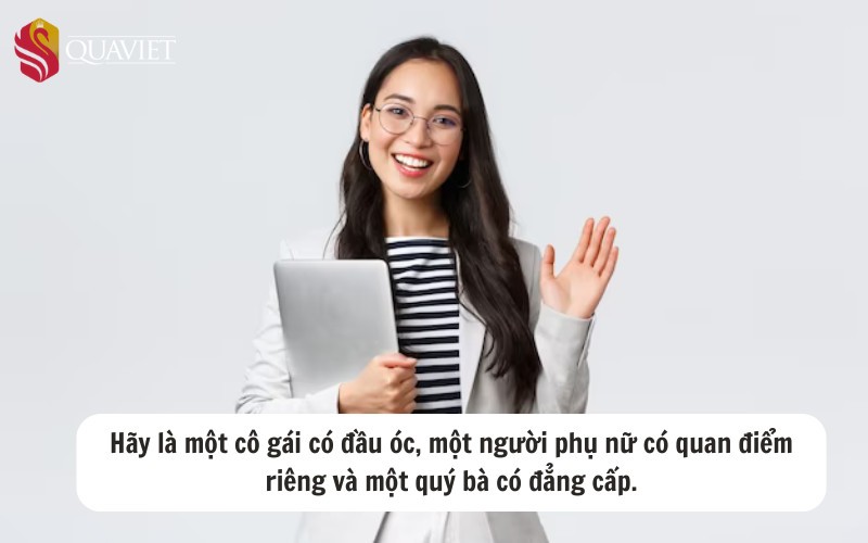 Hình ảnh người phụ nữ tự lập và mạnh mẽ trong cuộc sống