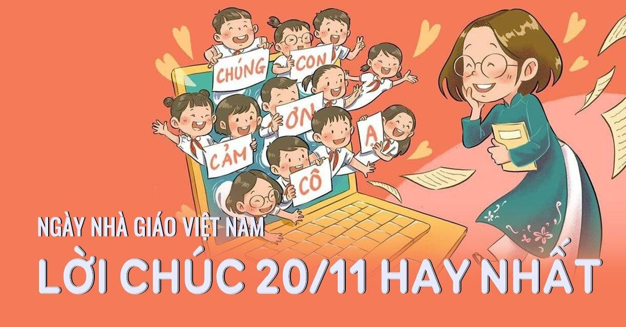 200+ lời chúc mừng 20/11 hay, ý nghĩa nhất dành tặng thầy cô giáp - BlogAnChoi