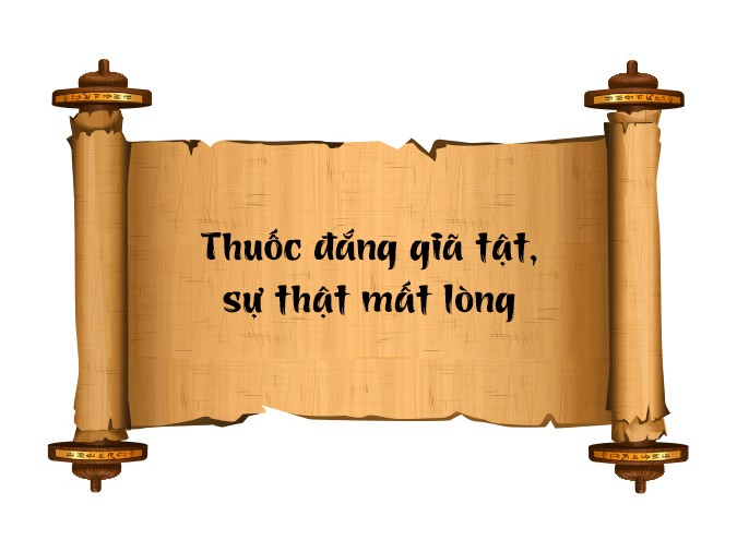 Minh họa câu tục ngữ về lối sống ngay thẳng và trung thực