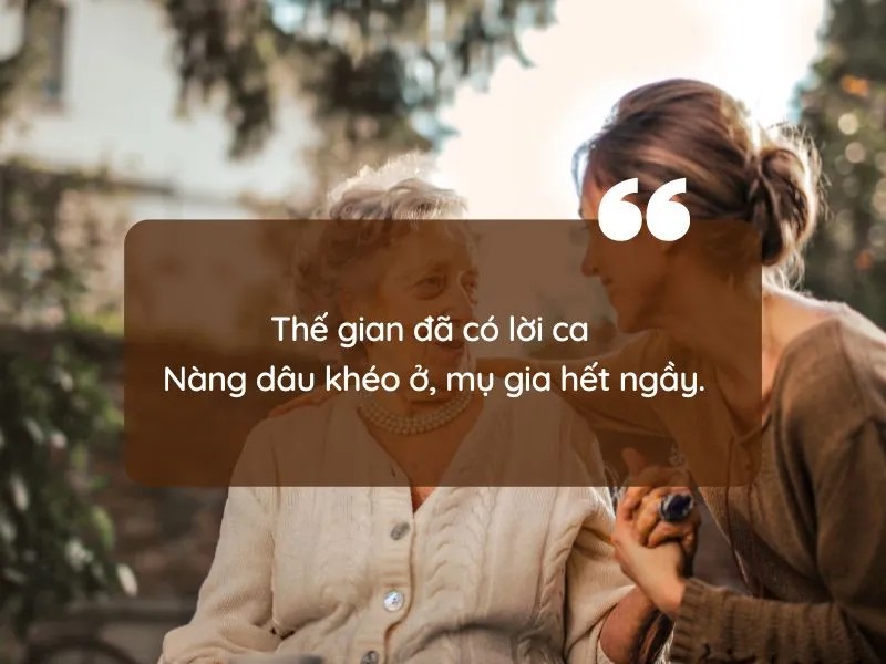 Chùm thơ, ca dao, tục ngữ về chị em dâu sâu sắc 3