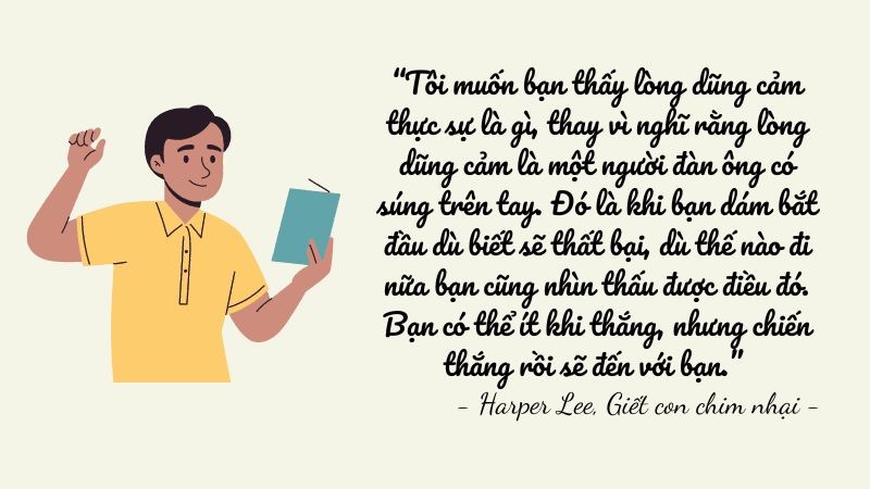 Hình ảnh minh họa một nhân vật đang suy tư trong trang sách