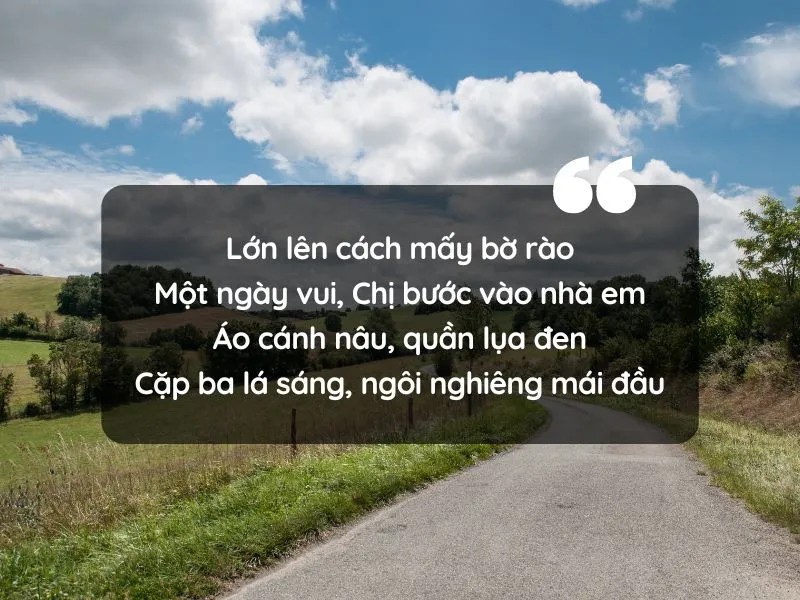 Chùm thơ, ca dao, tục ngữ về chị em dâu sâu sắc 1