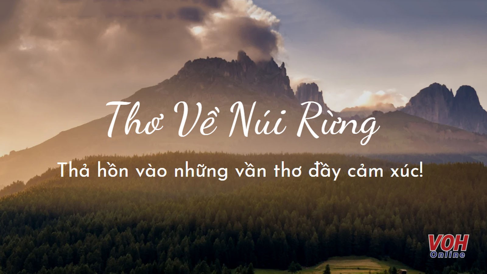 Thơ về núi rừng hùng vĩ