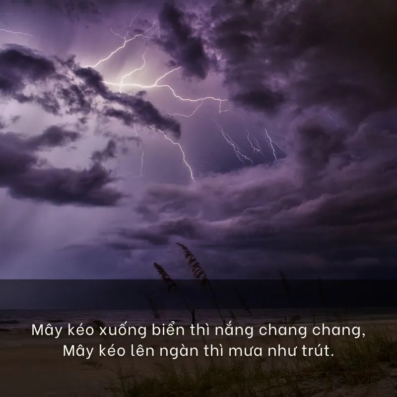 Ca dao, tục ngữ về môi trường và thời tiết