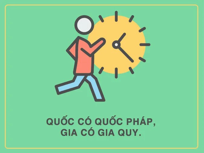 Minh họa mối quan hệ giữa luật pháp và kỷ luật