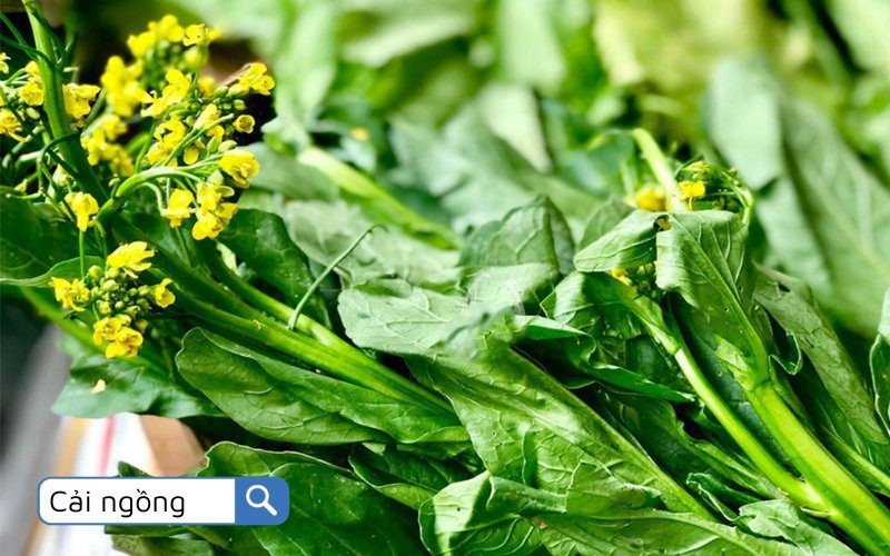 Cải ngồng giòn ngọt, lý tưởng cho các món xào nhanh và đầy năng lượng