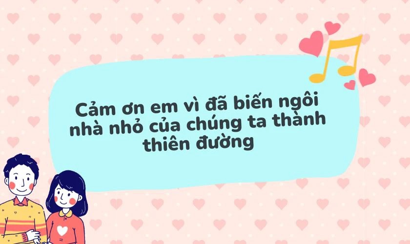 Câu nói Valentine hay dành cho vợ