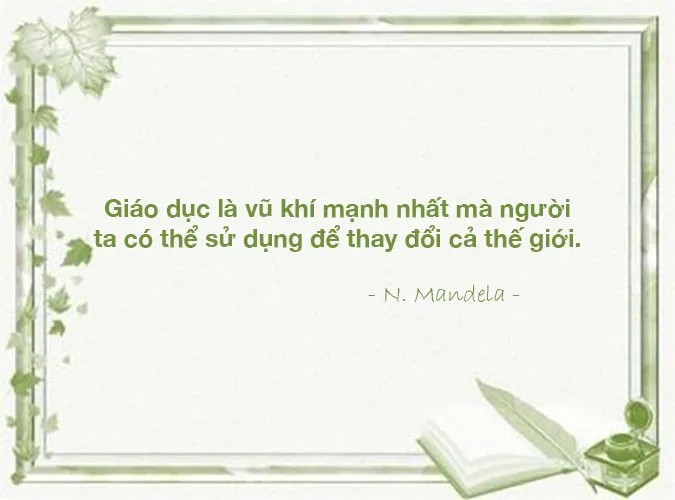 Danh ngôn về giáo dục 1