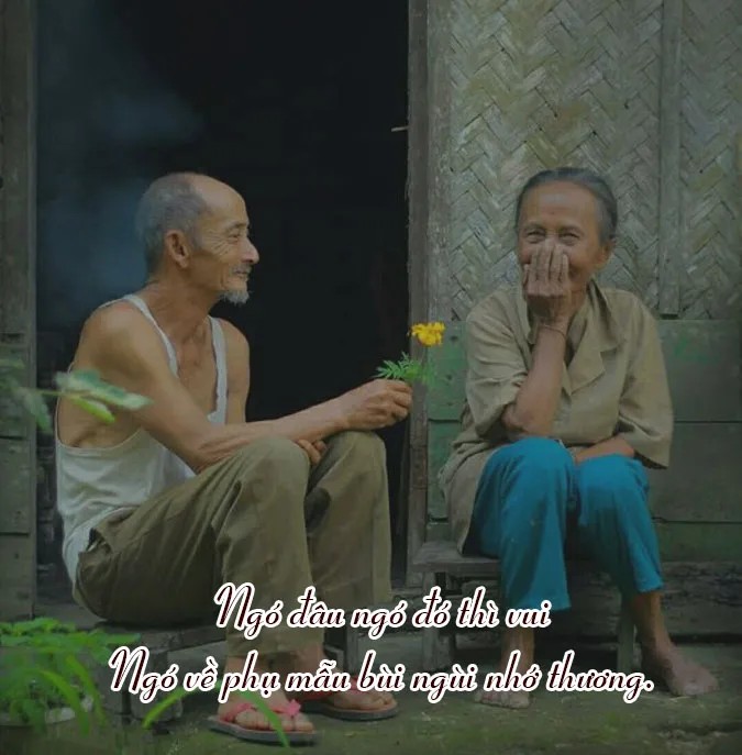 Hình ảnh thể hiện nỗi nhớ cha mẹ của con cái