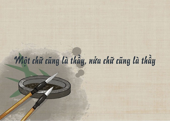 Thầy và trò trong không khí học tập