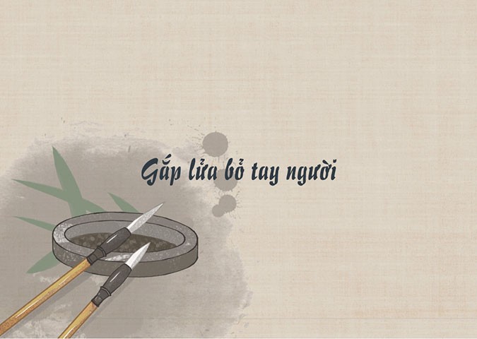 Hình ảnh ẩn dụ về sự giả tạo