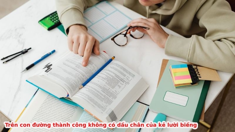Học tập chăm chỉ luôn mở ra con đường để thành công