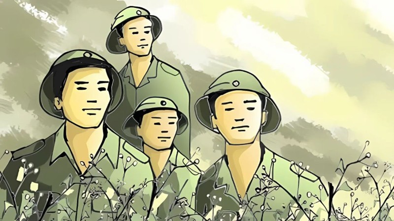 Lời tỏ tình lãng mạn gửi đến người lính.
