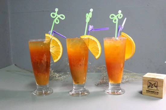 Hình ảnh minh họa ly trà tắc chanh dây hấp dẫn