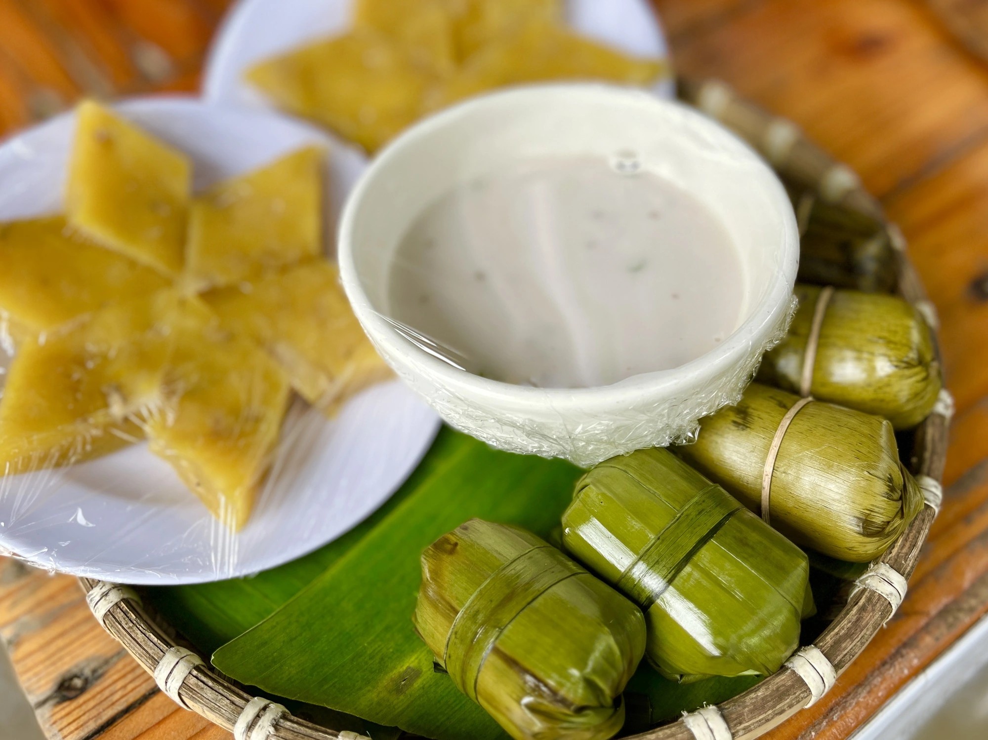 Các món bánh quê tráng miệng