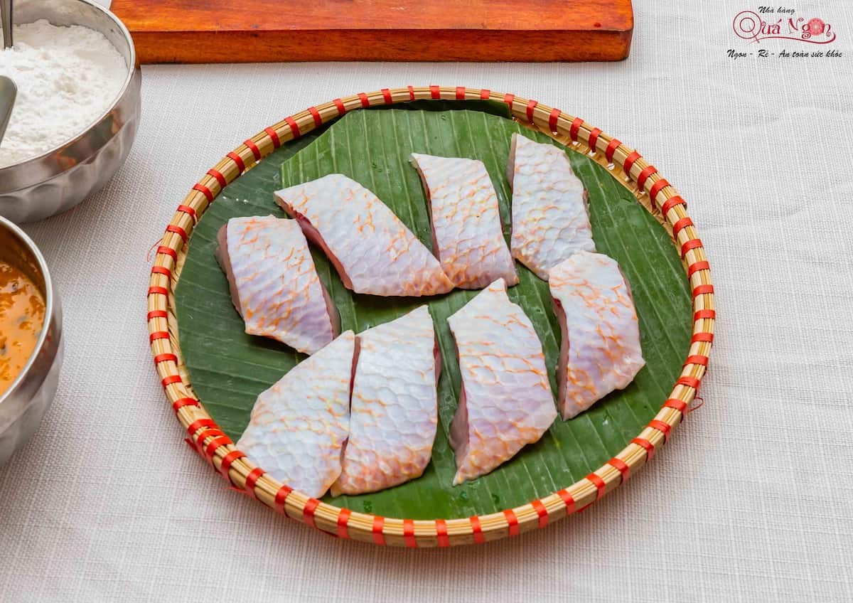 Cá Diêu Hồng được sơ chế