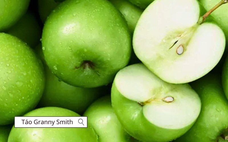 Táo Granny Smith nổi tiếng với vị chua đặc trưng, giòn và tươi mát