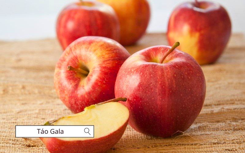 Táo Gala có hương vị ngọt ngào, giòn và kết cấu mềm mại