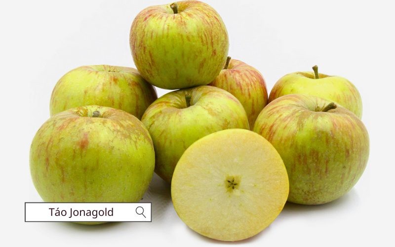 Táo Jonagold là sự kết hợp giữa táo Jonathan và Golden Delicious