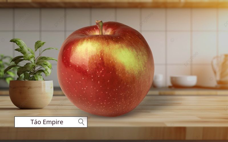 Táo Empire có hương vị ngọt dịu, thịt giòn