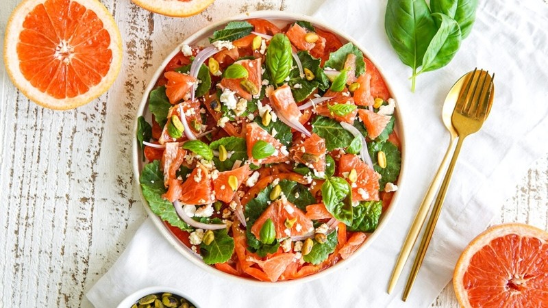 Salad bưởi, món ăn không thể thiếu trong thực đơn giảm cân 2